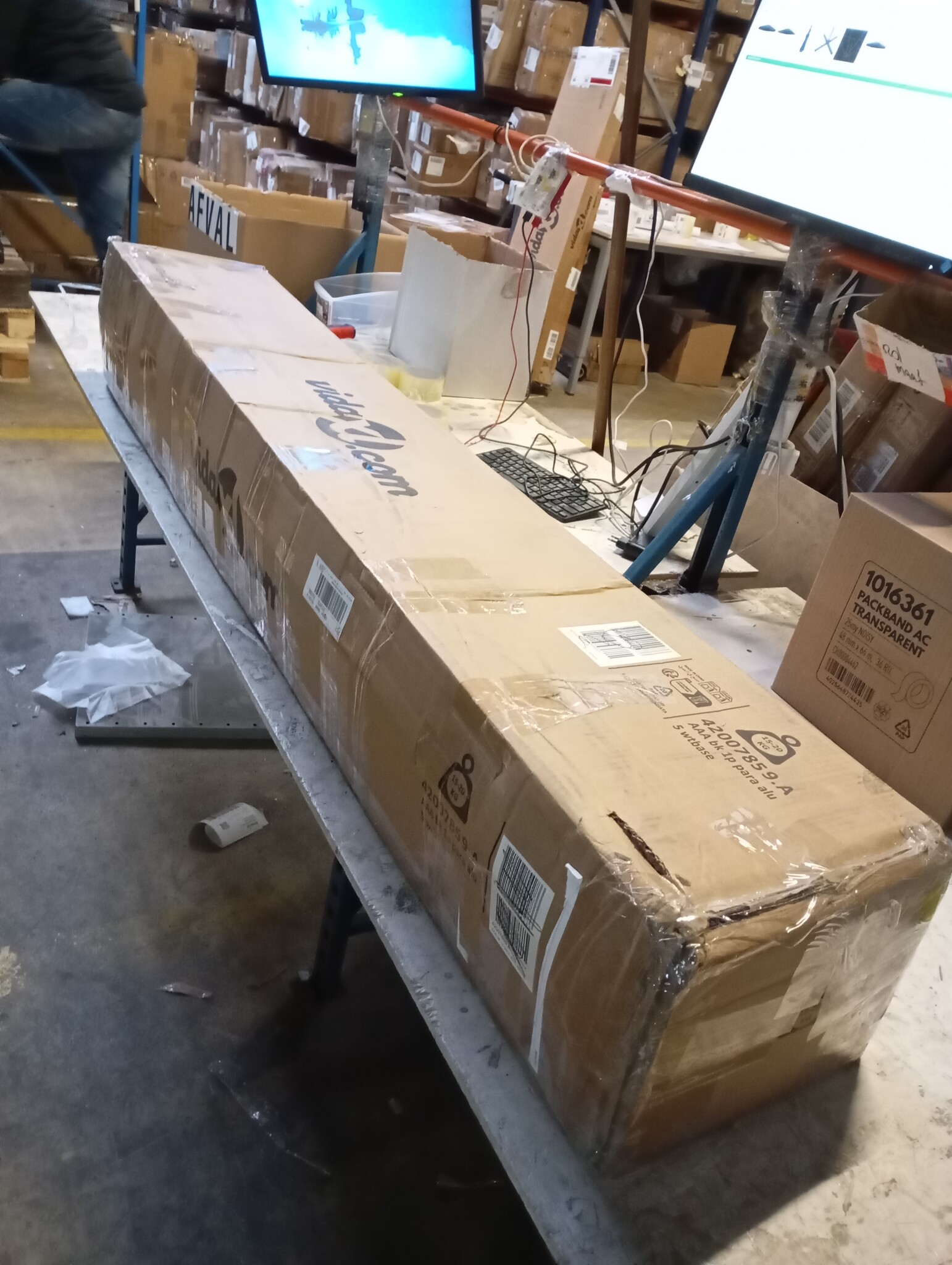 vidaXL Parasol 500cm Zwart - Aluminium Paal | 55% Korting