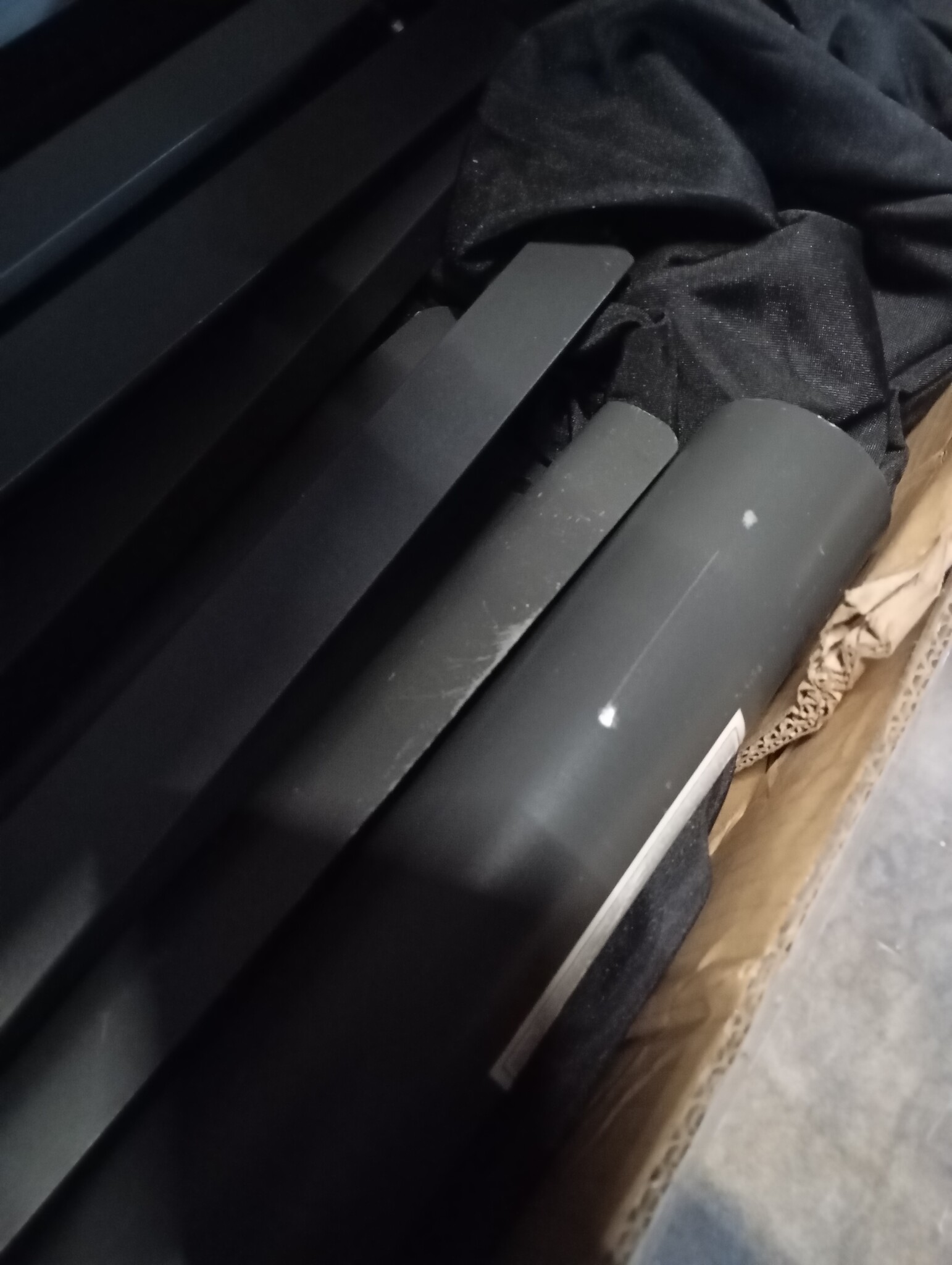 vidaXL Parasol 500cm Zwart - Aluminium Paal | 55% Korting