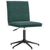 vidaXL Eetkamerstoel fluweel donkergroen - 35% korting!