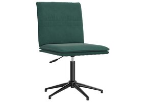 vidaXL Eetkamerstoel fluweel donkergroen - 35% korting!