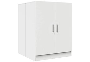 vidaXL Wasmachinekast Wit - 55% Korting!