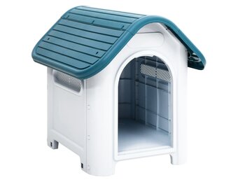 vidaXL Hondenhok | 59x75x66 cm | Polypropeen Blauw | 35% Korting!