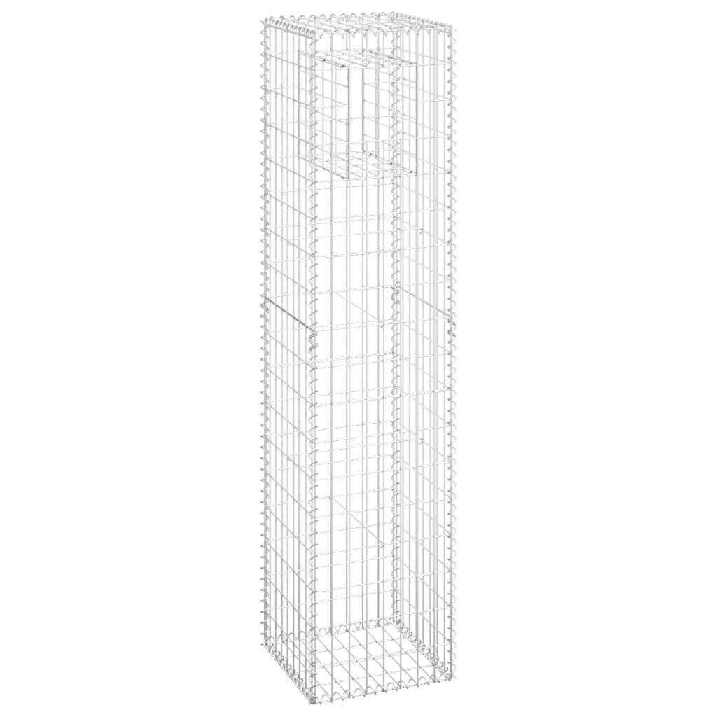 vidaXL Schanskorf Palen 2 stuks | 40x40x180 cm | Nu met 35% korting!