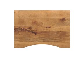 vidaXL Bureaublad Ruw Mangohout (80x50x2,5 cm) - 37% Korting!