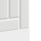 vidaXL Vaatwaspaneel Lucca - 35% Korting - Bewerkt Hout Wit