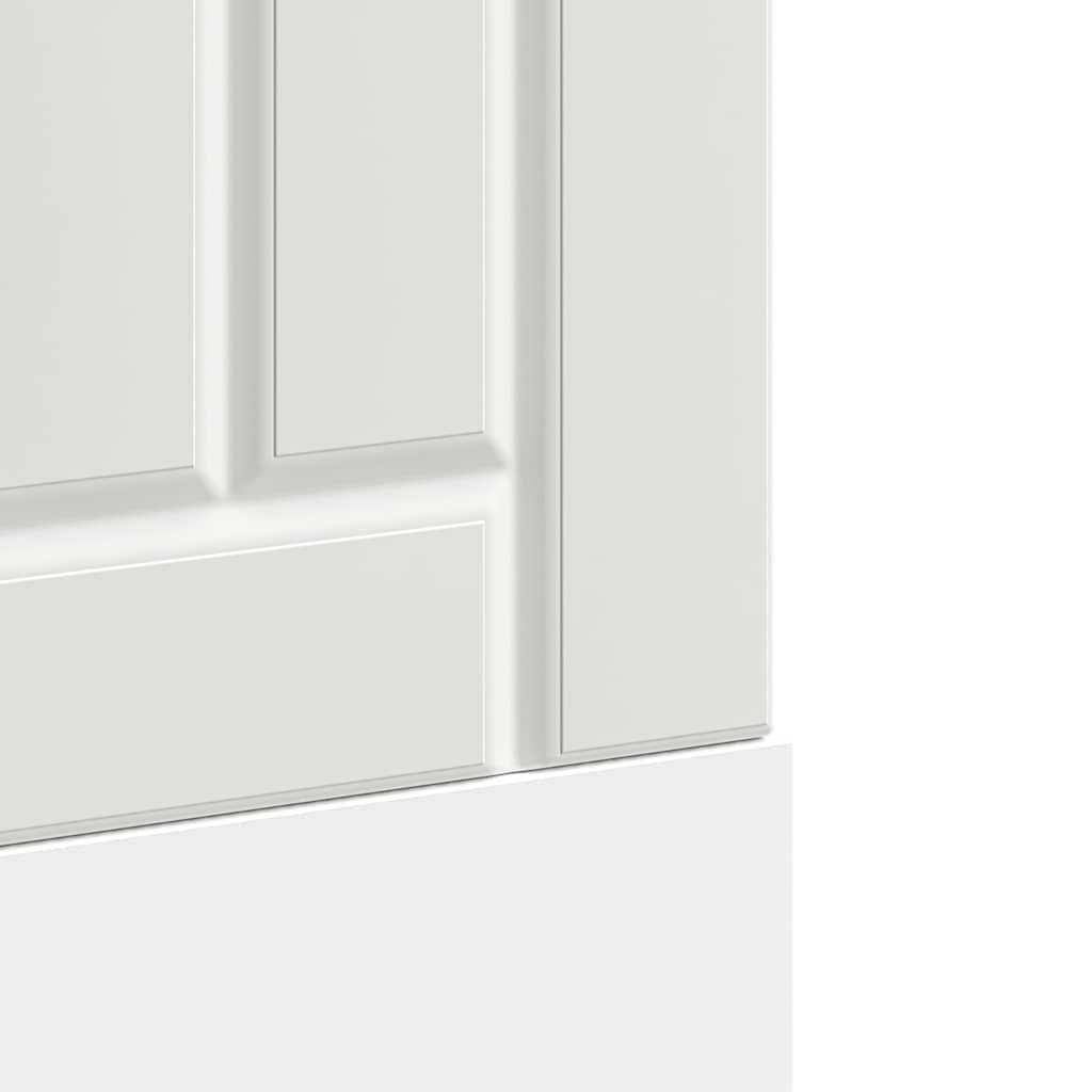 vidaXL Vaatwaspaneel Lucca - 35% Korting - Bewerkt Hout Wit