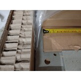 vidaXL Dressoir met LED | 60,5x37x67 cm Betongrijs | -55%