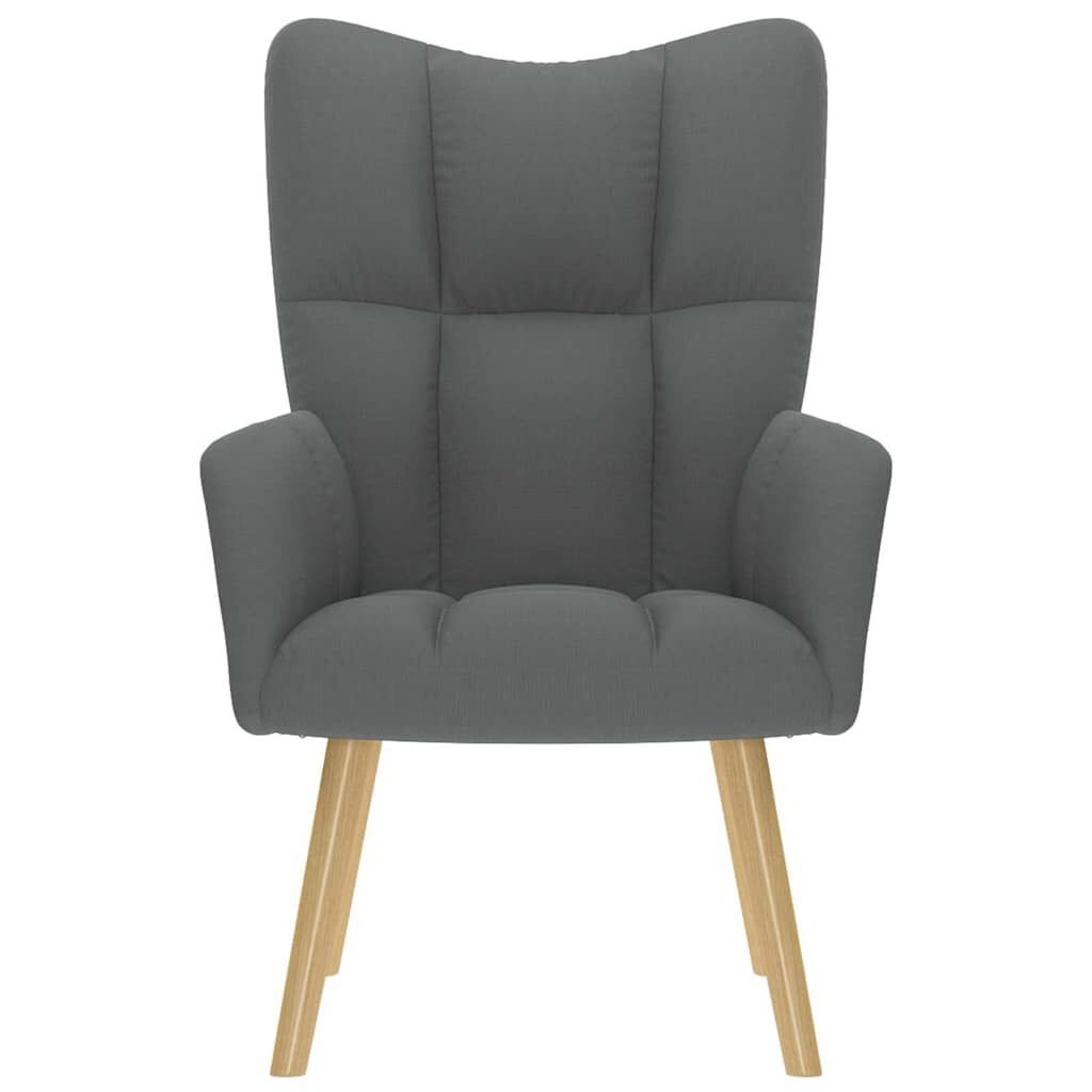 VidaXL Relaxstoel stof donkergrijs - 35% Korting