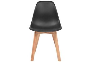 VidaXL Eetkamerstoelen Kunststof Zwart (4 stuks) - 35% Korting