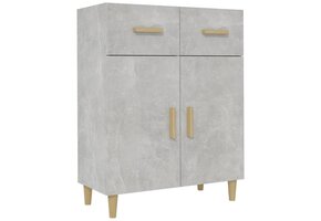 vidaXL Dressoir Betongrijs - 69.5x34x89 cm | 60% Korting