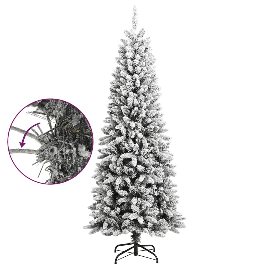 vidaXL Kunstkerstboom 180 cm - PVC/PE - Met Sneeuw - 35% Korting