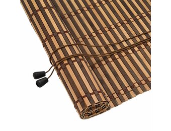 vidaXL Bamboe Raamblind Bruin 100x220 cm - 55% Korting!