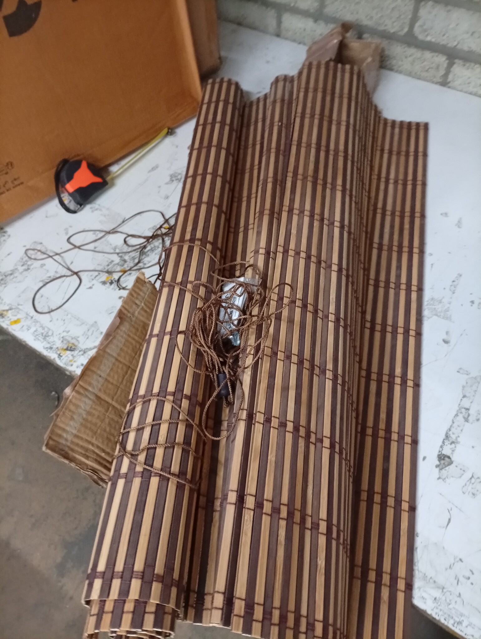 vidaXL Bamboe Raamblind Bruin 100x220 cm - 55% Korting!