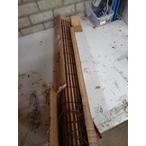 vidaXL Bamboe Raamblind Bruin 100x220 cm - 55% Korting!