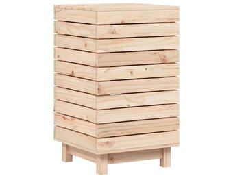 vidaXL Wasmand Grenenhout 44x44x76 cm - 47% Korting!