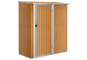 vidaXL Tuinschuur Gegalvaniseerd Staal Bruin | 35% Korting