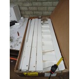 vidaXL Bankje Grenenhout Wit 110x41x76,5 cm | 55% Korting