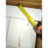 vidaXL Bankje Grenenhout Wit 110x41x76,5 cm | 55% Korting