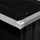 vidaXL Tuinschuur Metaal Antraciet - 55% Korting!