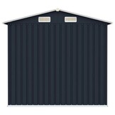 VidaXL Tuinschuur 205x129x183 cm Staal Antraciet - 60% Korting!