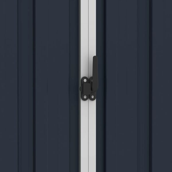 VidaXL Tuinschuur 205x129x183 cm Staal Antraciet - 60% Korting!