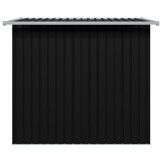 vidaXL Tuinschuur Staal Antraciet - 55% Korting