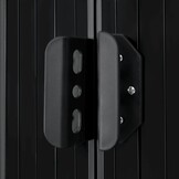 vidaXL Tuinschuur Staal Antraciet - 55% Korting