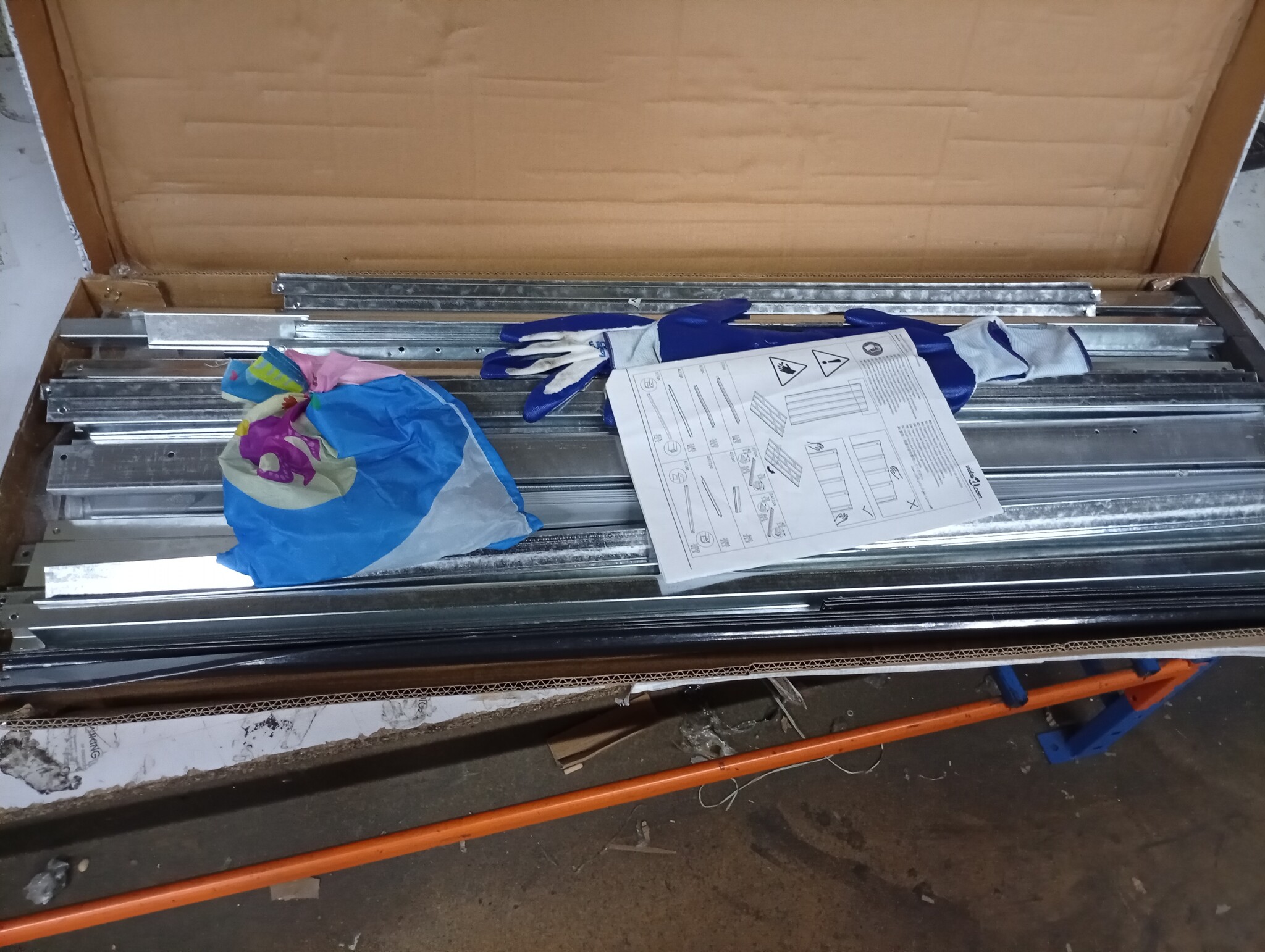 vidaXL Tuinschuur Antraciet - 225x89x161cm | 55% Korting