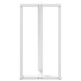 vidaXL Bartafelpoten (2 st.) T-vormig - Staal Wit - 54% Korting!