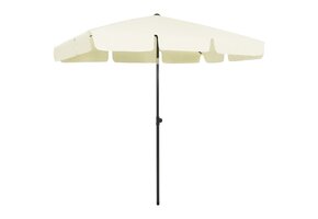 vidaXL Strandparasol Zandgeel (200x125cm) - 62% Korting!