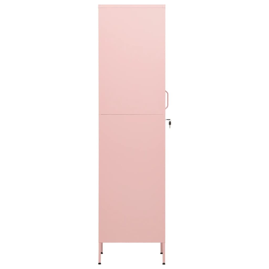 vidaXL Lockerkast Staal Roze - 35x46x180 cm | 35% Korting