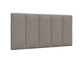 vidaXL Hoofdbordkussen 100 cm Stof Taupe - 35% Korting