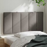 vidaXL Hoofdbordkussen 100 cm Stof Taupe - 35% Korting