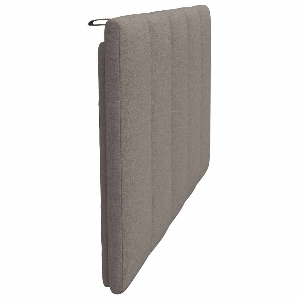 vidaXL Hoofdbordkussen 100 cm Stof Taupe - 35% Korting