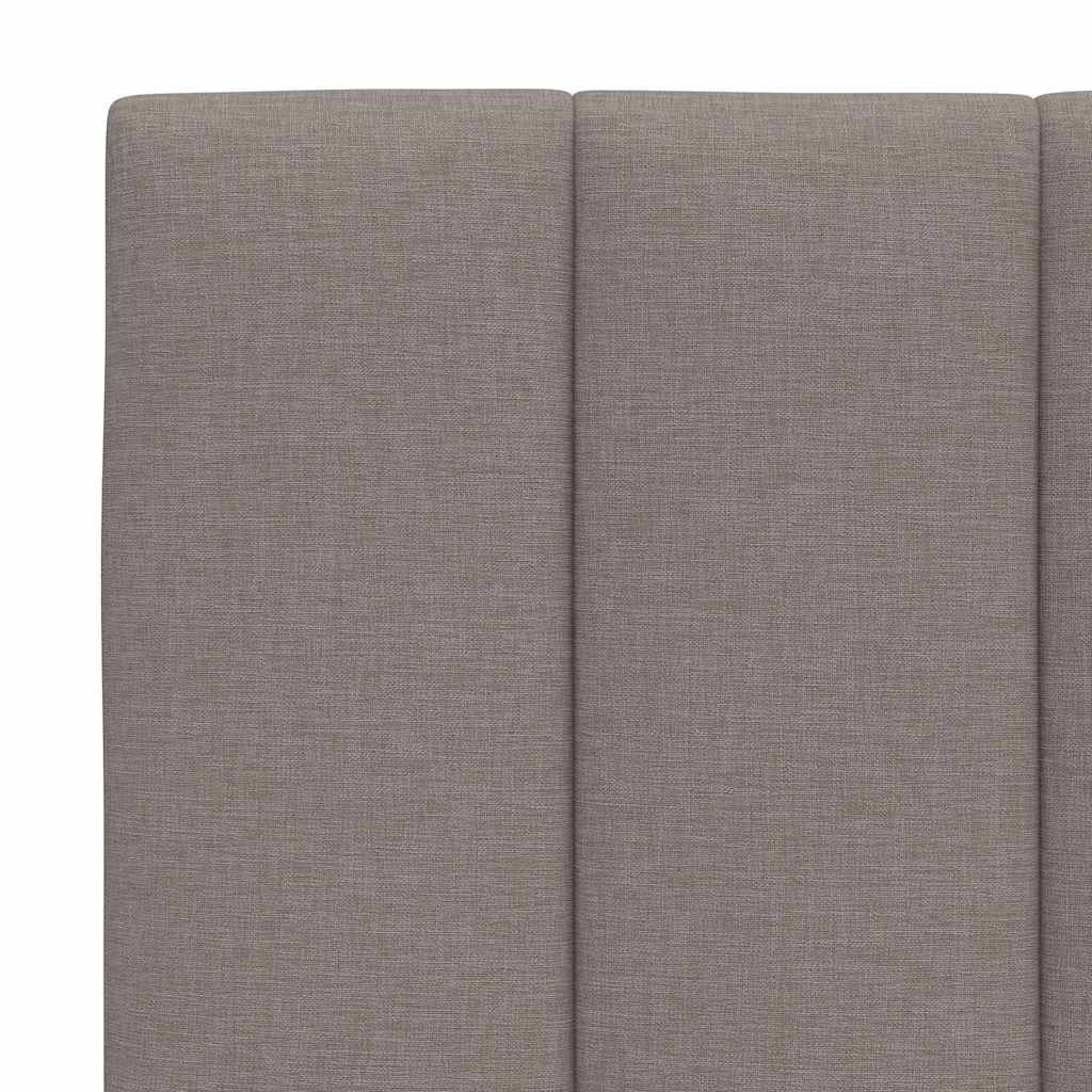 vidaXL Hoofdbordkussen 100 cm Stof Taupe - 35% Korting