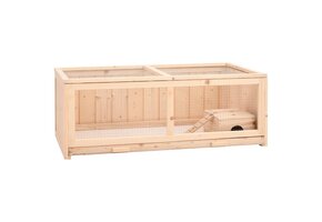 vidaXL Hamsterkooi massief vurenhout - 35% Korting