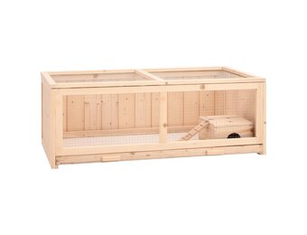 vidaXL Hamsterkooi massief vurenhout - 35% Korting