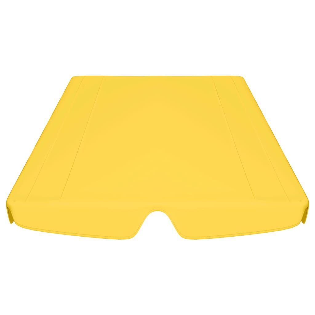 VidaXL Vervangingsluifel Schommelbank - Geel (35% Korting!)