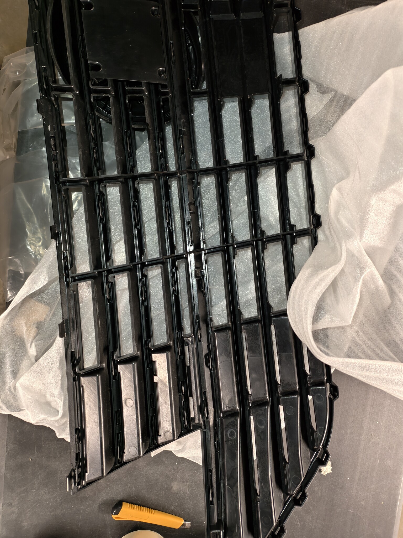 Premium Zwarte Grille VW T6.1 - Moderne Look vanaf 2020