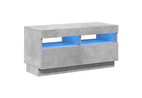 vidaXL TV-meubel Betongrijs met LED - 80x35x40cm (47% korting)