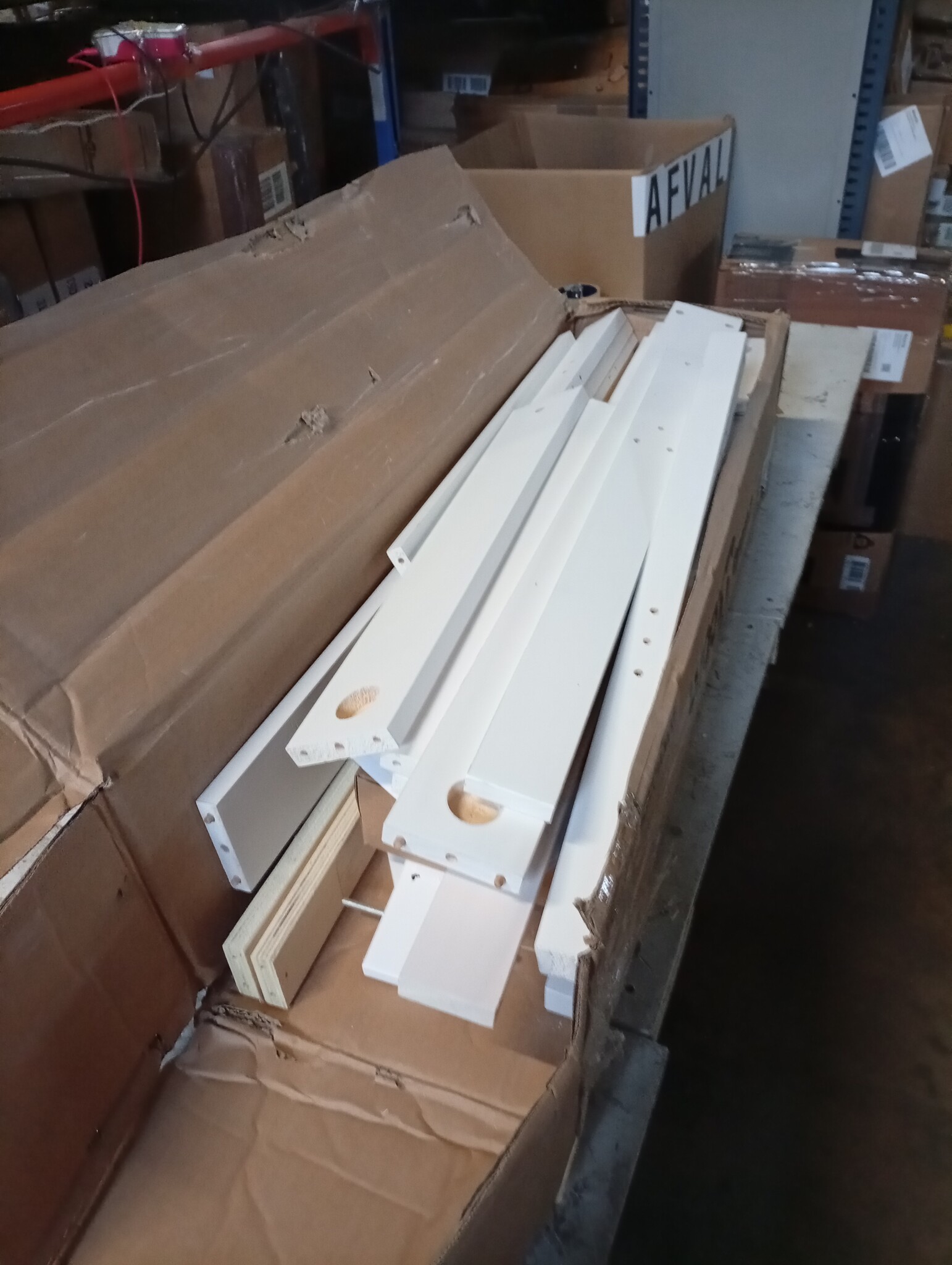 vidaXL Bedframe Grenenhout Wit 120x190 cm - 68% Korting!