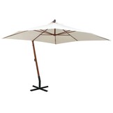 vidaXL Zweefparasol 300x300 cm wit - 67% Korting!