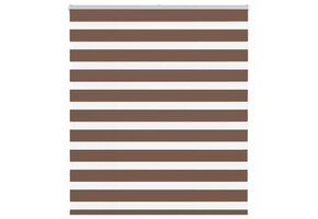 vidaXL Zebra rolgordijn Bruin - 35% Korting!