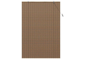 VidaXL Bamboe Raamblind Bruin (140x220cm) - 47% Korting!