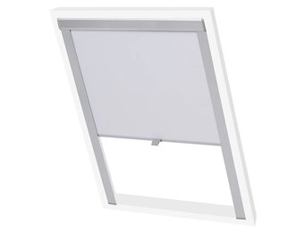 vidaXL Rolgordijn Verduisterend Wit M04/304 - 35% Korting!