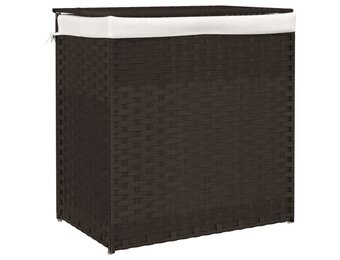 VidaXL Wasmand 2 Vakken (53x35x57cm) - 64% Korting!