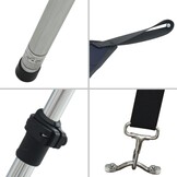 vidaXL Schaduwdoek T-top 170x208 cm marineblauw | 35% Korting