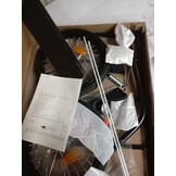 vidaXL Fietstrailer 135x68x37 cm ijzer zwart