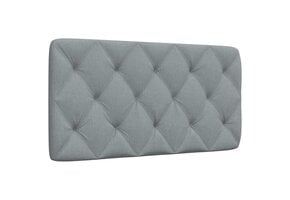 vidaXL Hoofdbordkussen 100 cm stof lichtgrijs