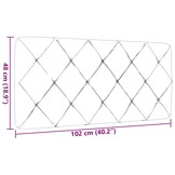 vidaXL Hoofdbordkussen 100 cm - Lichtgrijs - 62% Korting!
